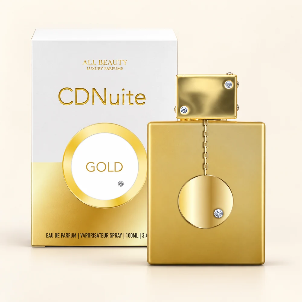 CDNuite Gold, perfume y presentación